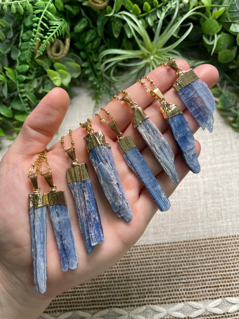 Blue Kyanite Necklace | Copper Ashes