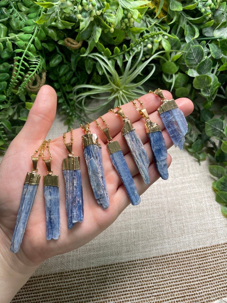Blue Kyanite Necklace | Copper Ashes
