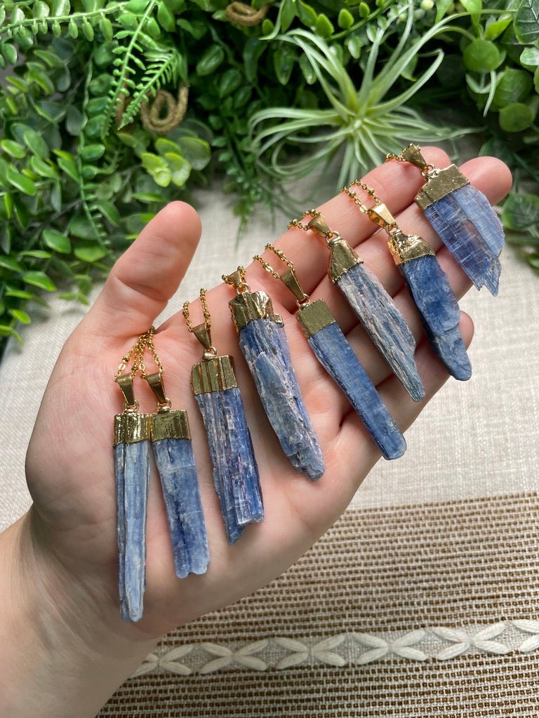 Blue Kyanite Necklace | Copper Ashes