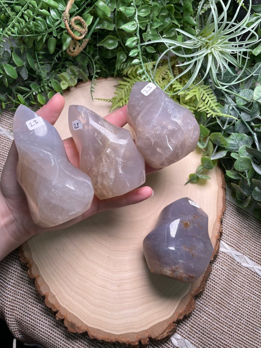 Blue Rose Quartz Flame | Copper Ashes