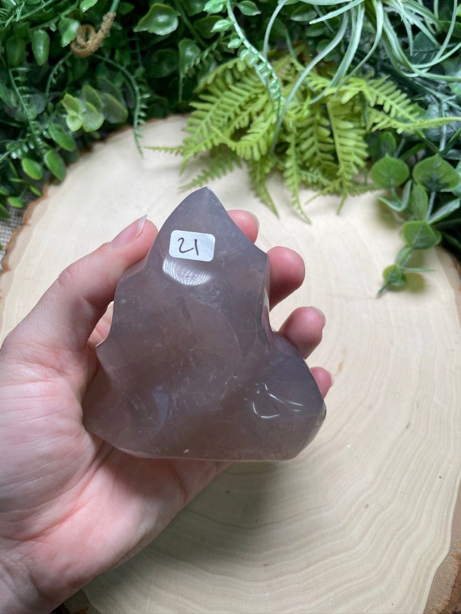 Blue Rose Quartz Flame | Copper Ashes