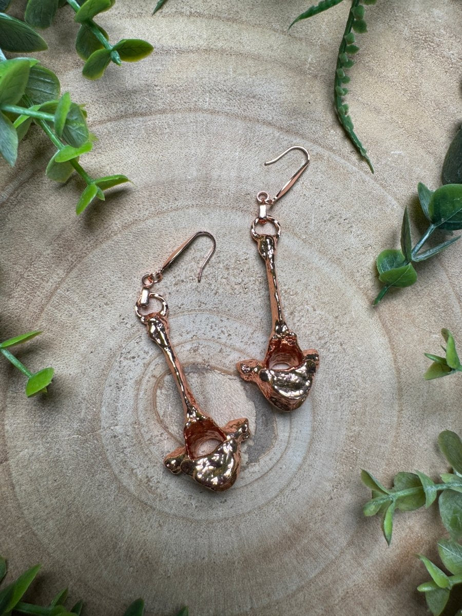 Bone Earrings | Copper Ashes
