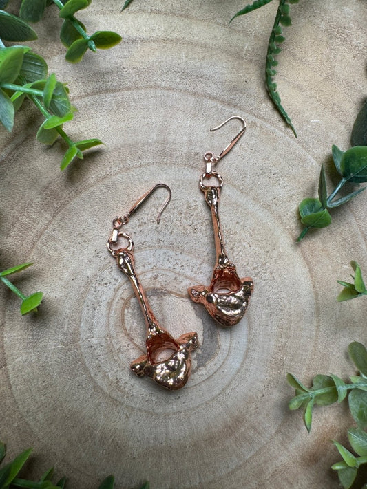 Bone Earrings | Copper Ashes