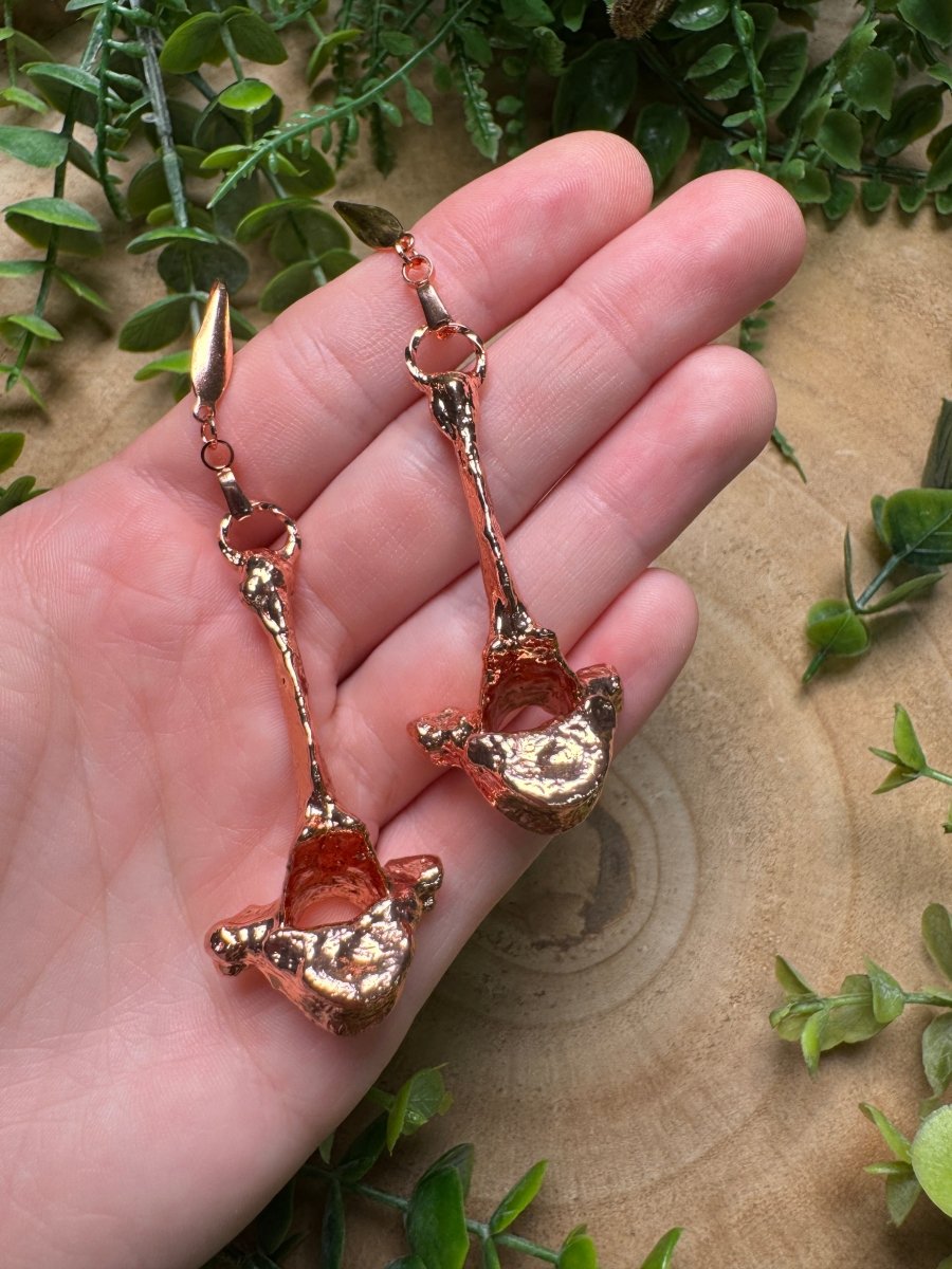Bone Earrings | Copper Ashes