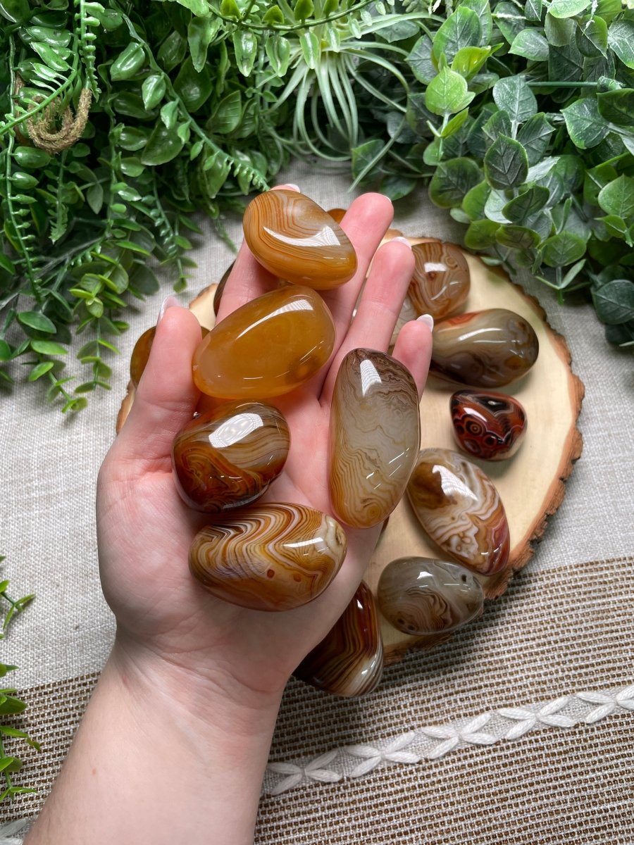 Brazilian Agate Tumble | Copper Ashes