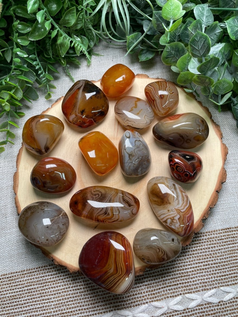 Brazilian Agate Tumble | Copper Ashes