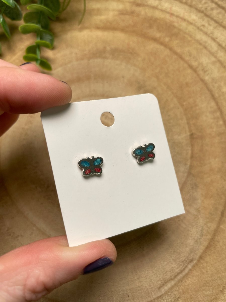 Butterfly Stud Earrings | Copper Ashes