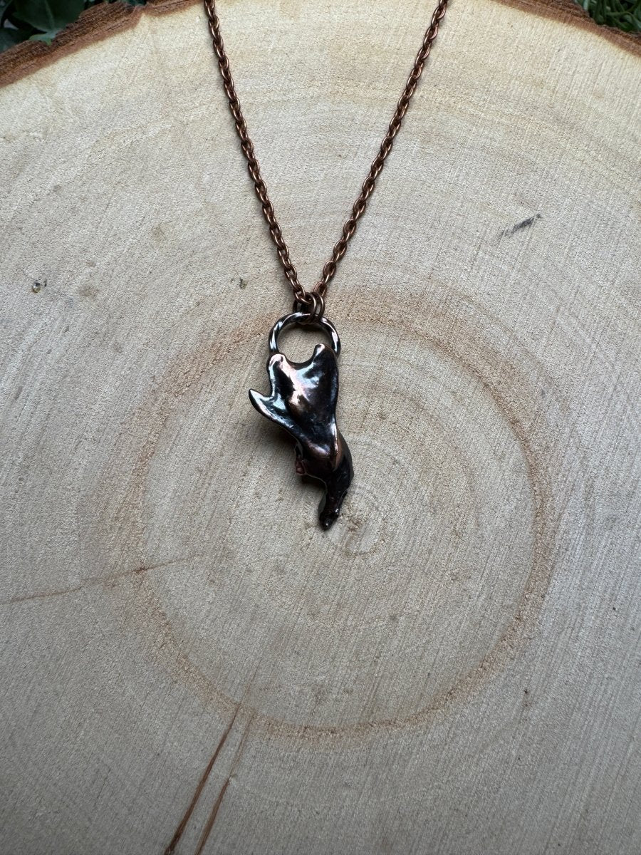 Caelum - Vole Jawbone Necklace | Copper Ashes