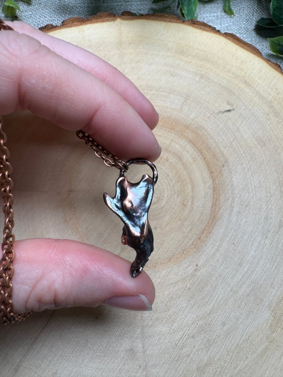 Caelum - Vole Jawbone Necklace | Copper Ashes