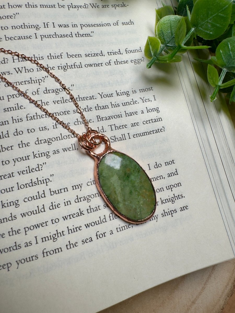 Calcite Necklace | Copper Ashes