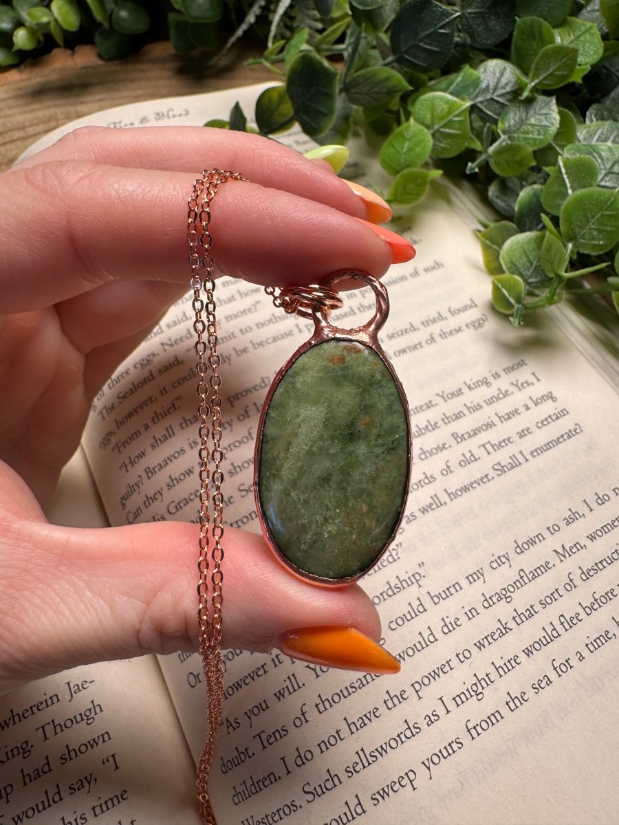 Calcite Necklace | Copper Ashes