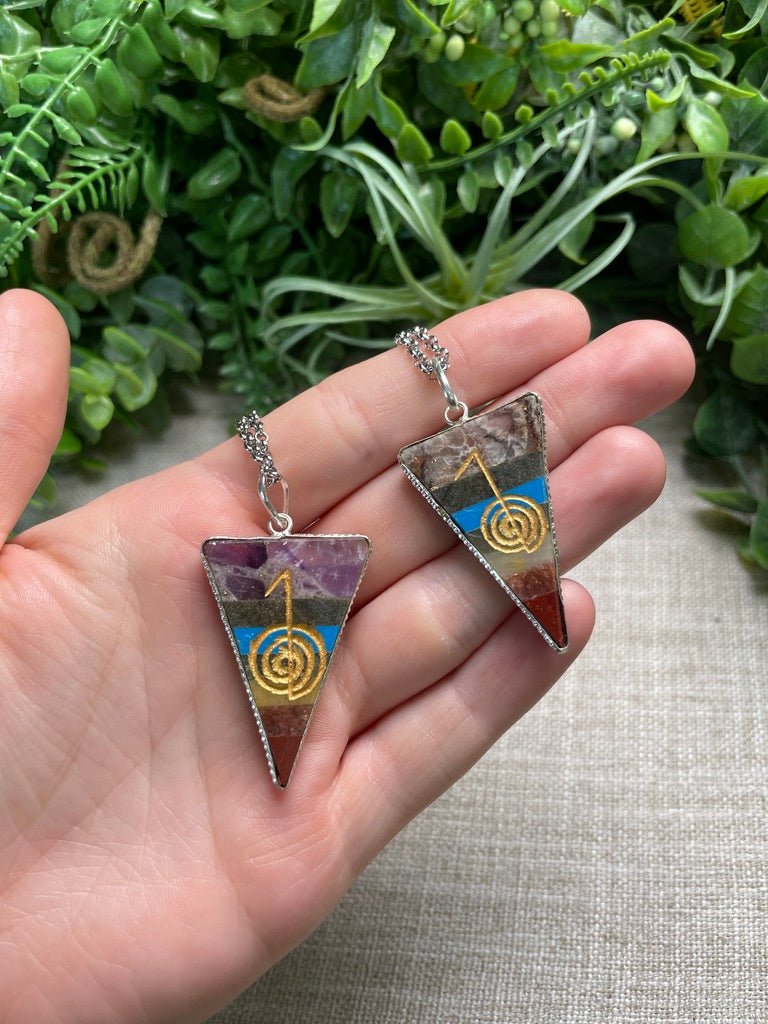 Chakra Crystal Necklace | Copper Ashes
