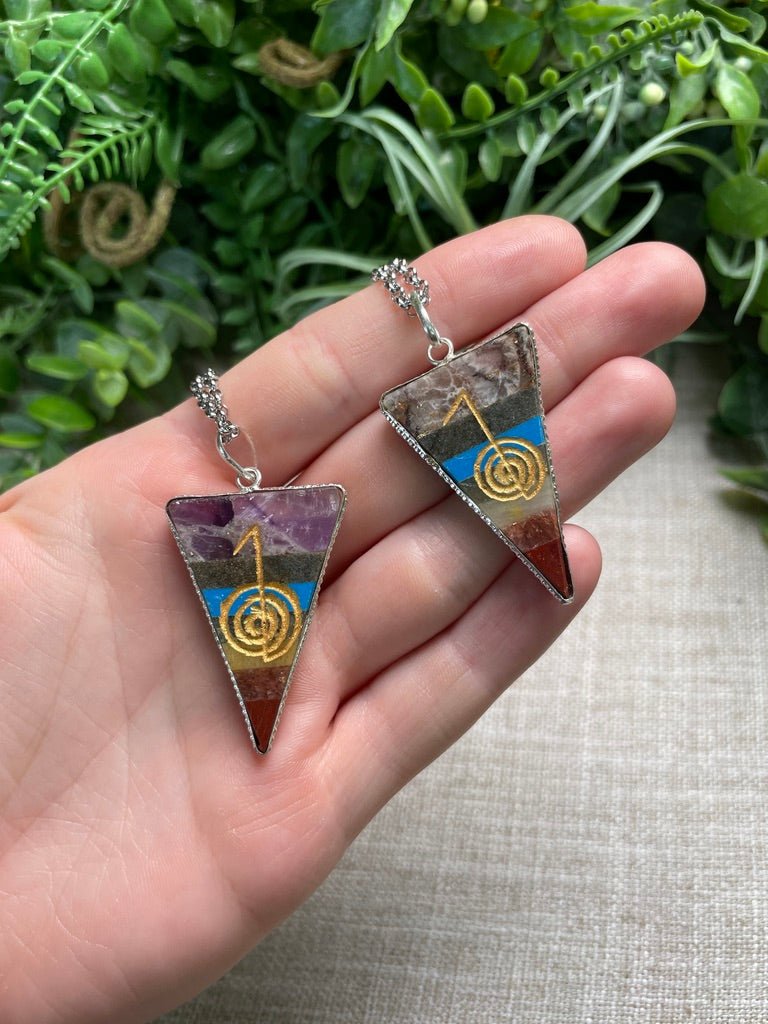 Chakra Crystal Necklace | Copper Ashes