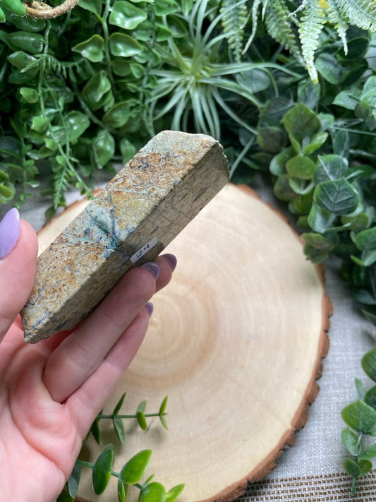 Chrysoprase Freeform | Copper Ashes