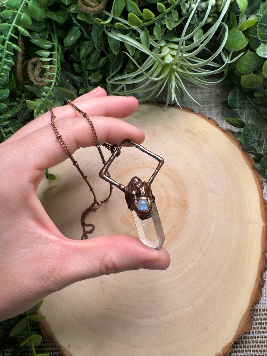 Clarity and Intuition Necklace | Copper Ashes