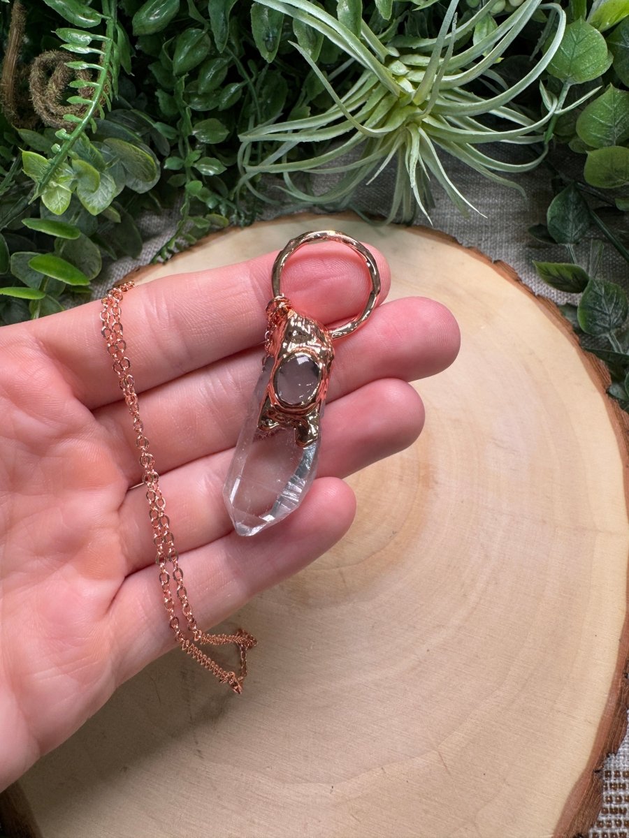 Clarity and Love Necklace | Copper Ashes