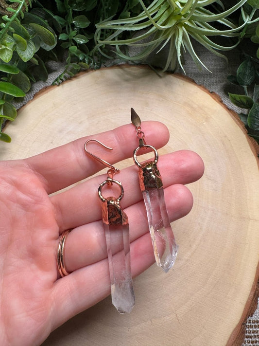 Clarity Earrings | Copper Ashes