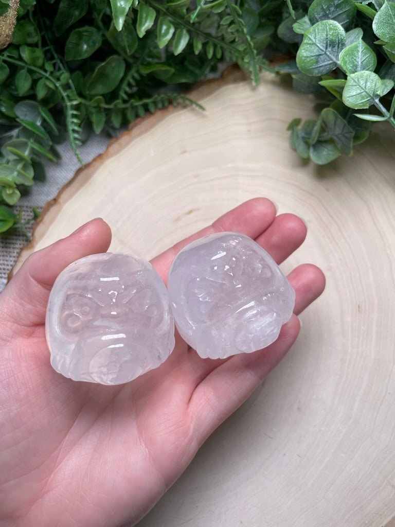 Clear Quartz Chinese Lion | Copper Ashes