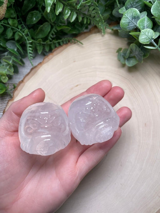 Clear Quartz Chinese Lion | Copper Ashes