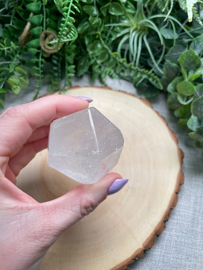 Clear Quartz Freeform | Copper Ashes