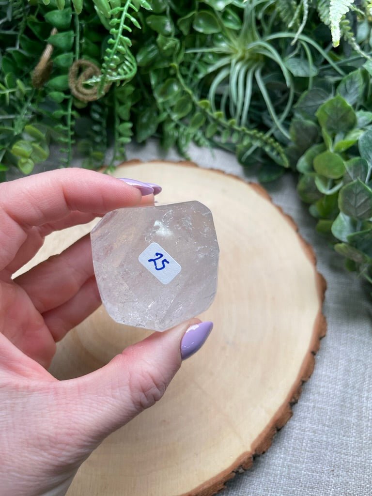 Clear Quartz Freeform | Copper Ashes