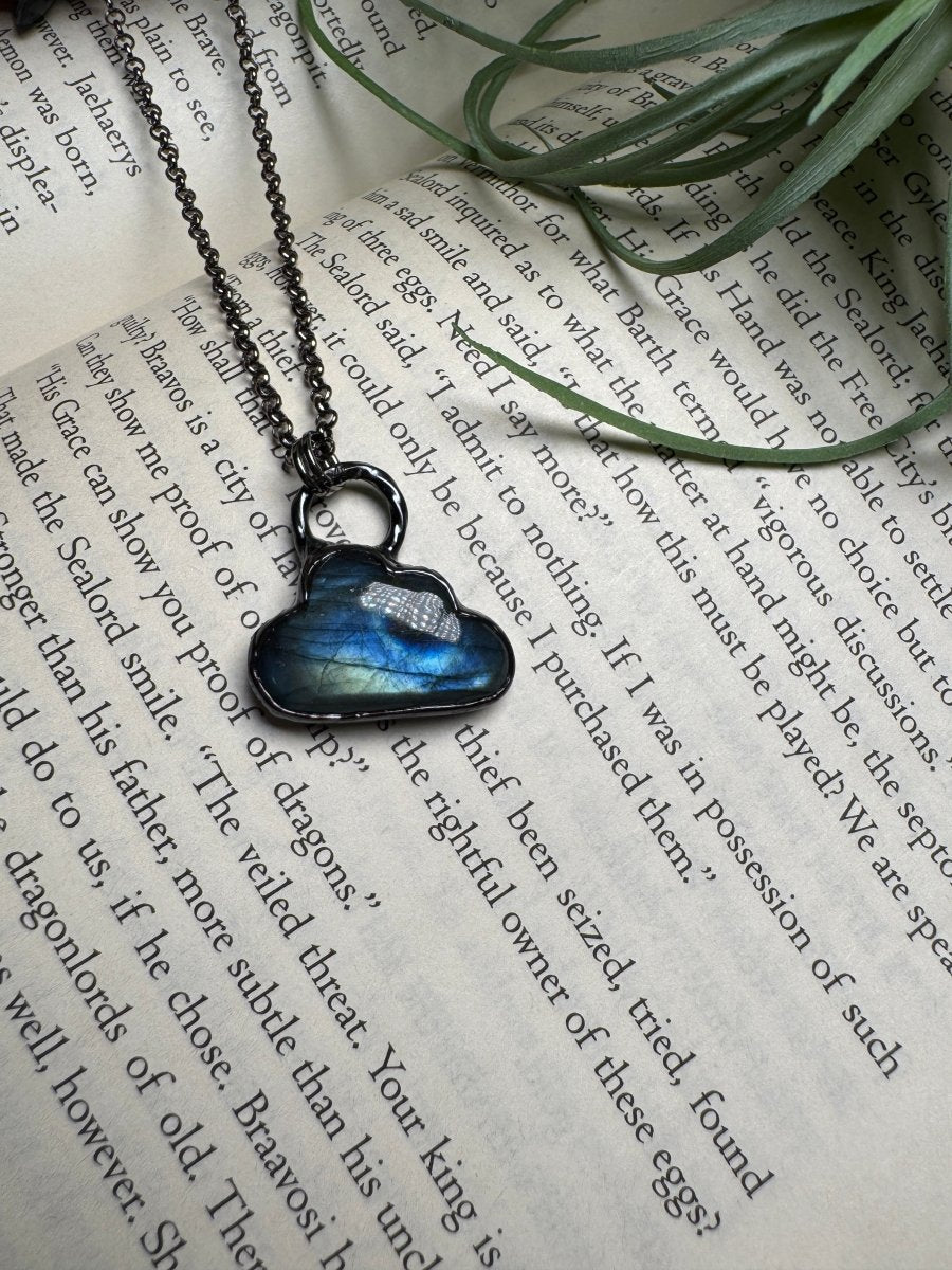 Cloud Labradorite Necklace | Copper Ashes