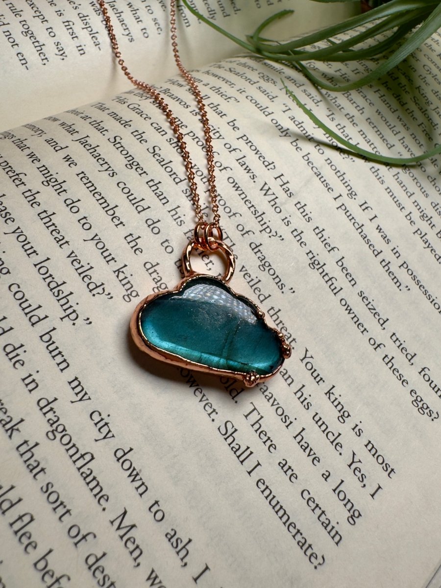 Cloud Labradorite Necklace | Copper Ashes