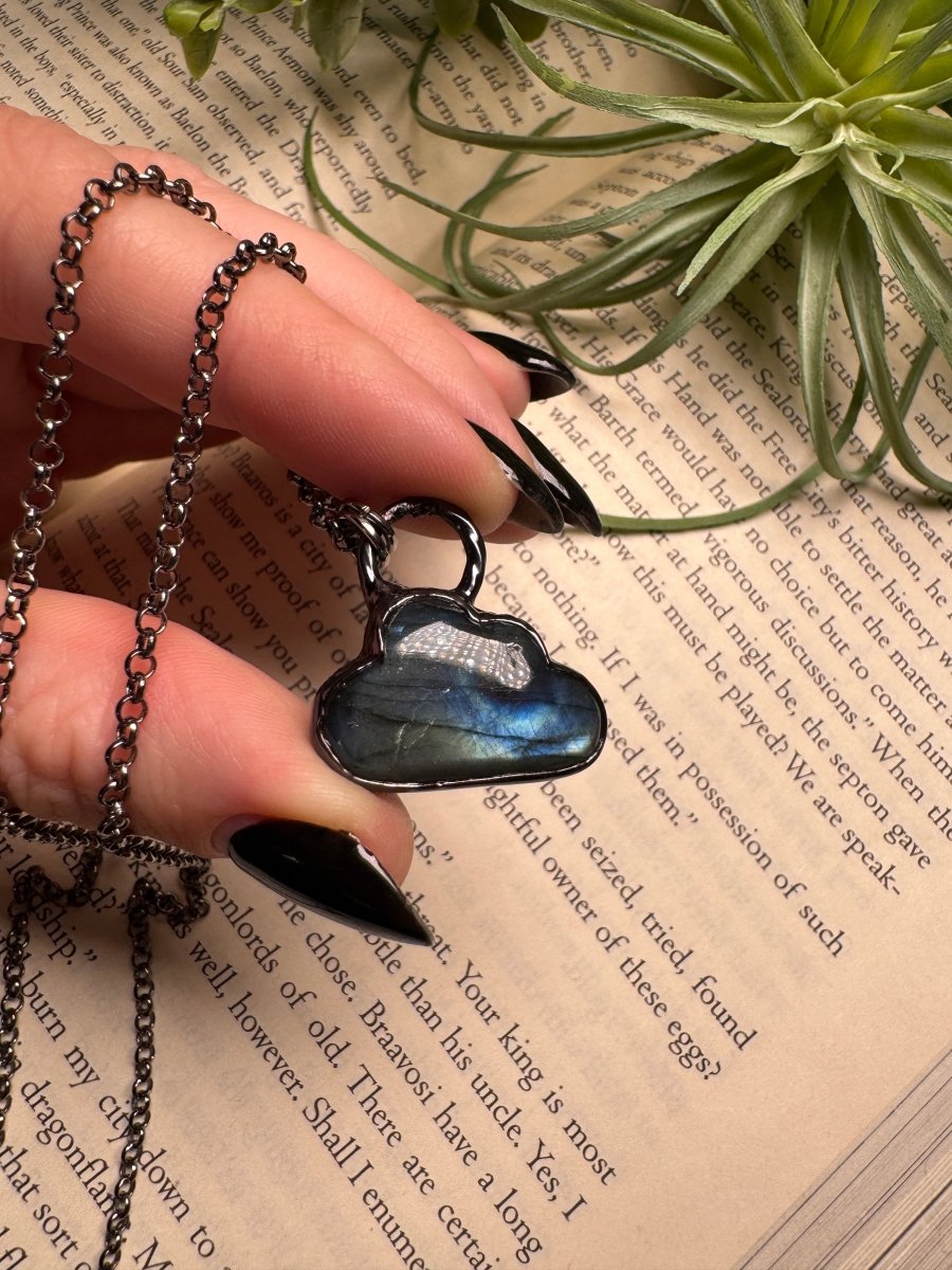 Cloud Labradorite Necklace | Copper Ashes