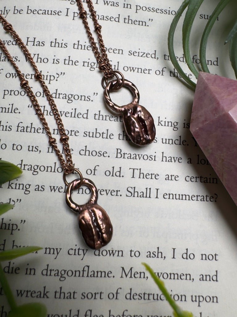 Coffee Bean Necklace | Copper Ashes