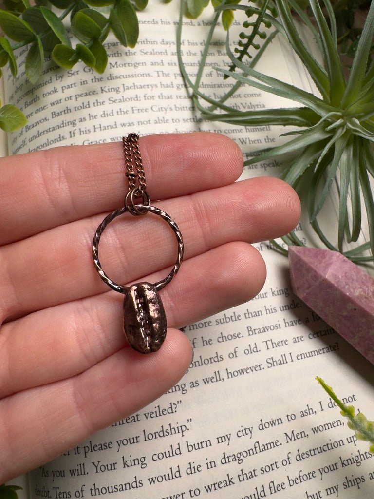 Coffee Bean Necklace | Copper Ashes