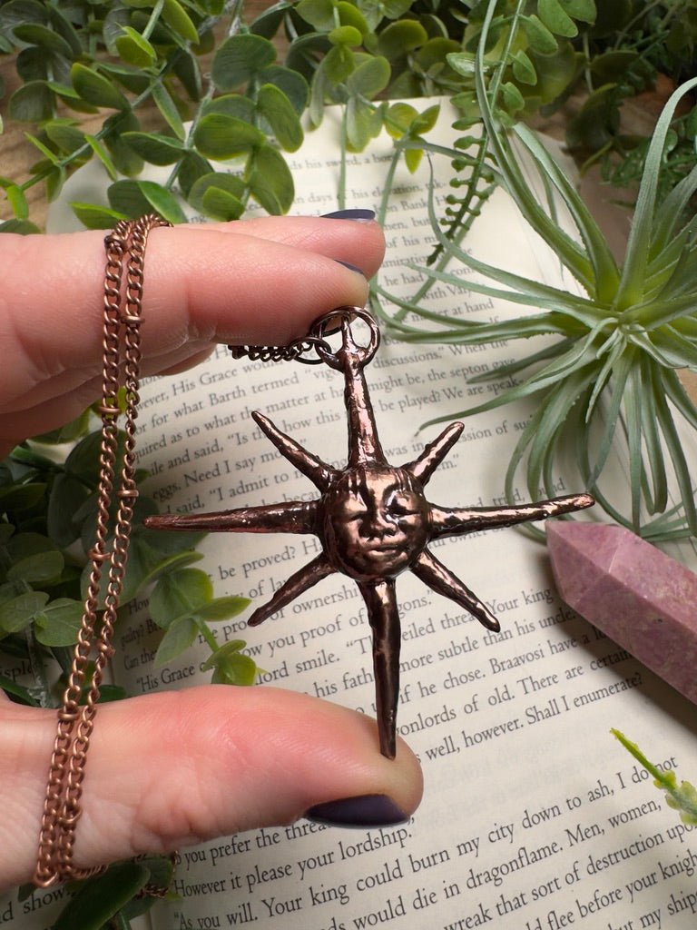Copper Celestial Relic Goddess Necklace | Copper Ashes