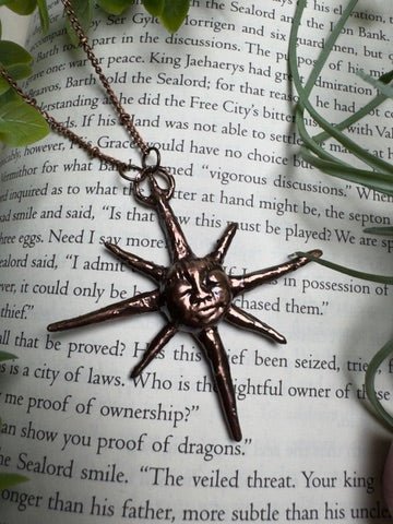 Copper Celestial Relic Goddess Necklace | Copper Ashes