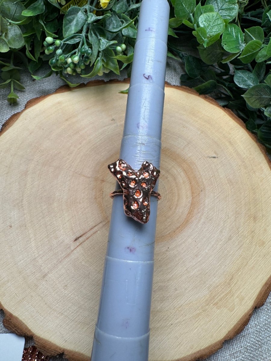 Coral Ring Size 7 | Copper Ashes
