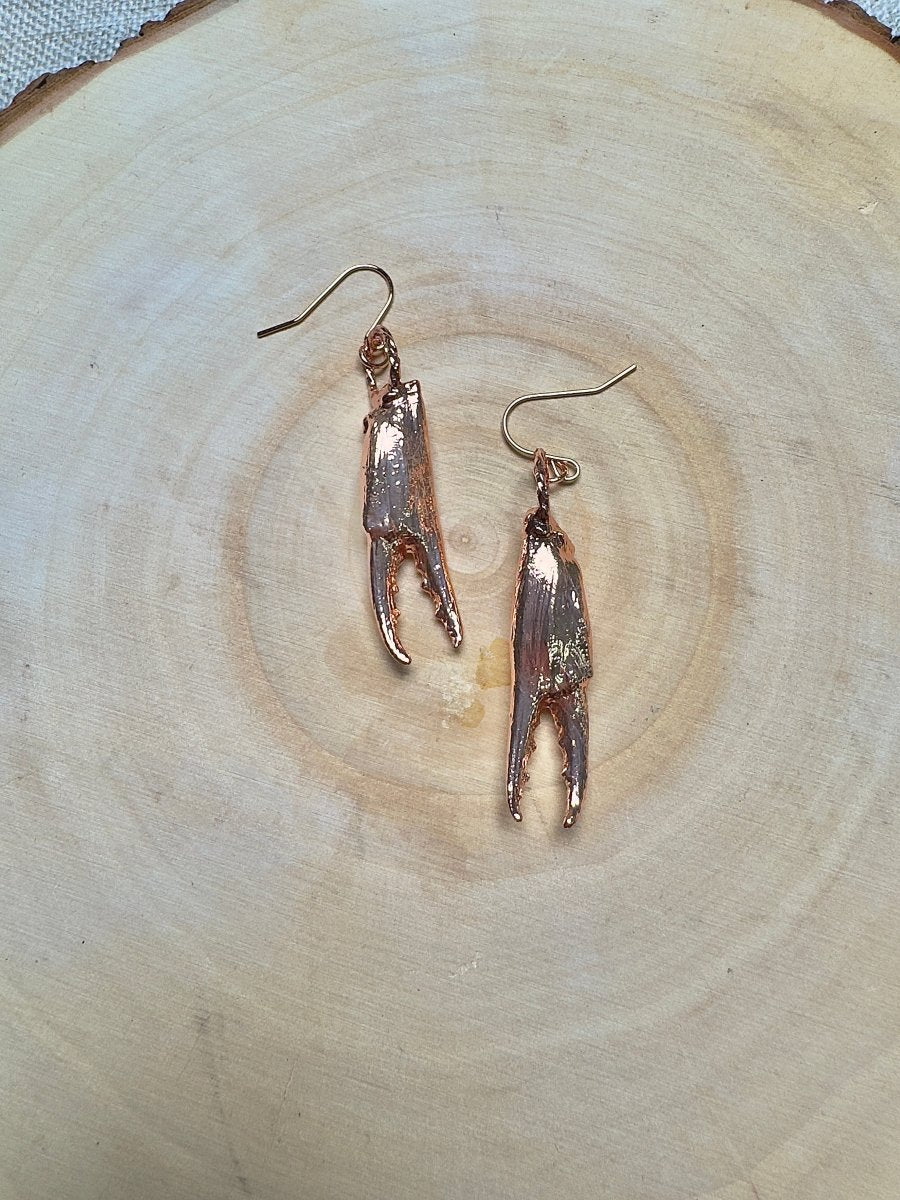 Crab Claw Earrings | Copper Ashes