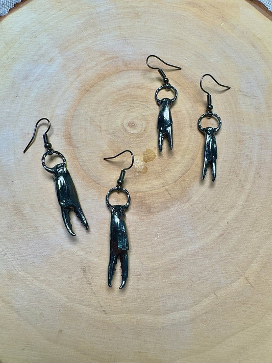Crab Claw Earrings | Copper Ashes