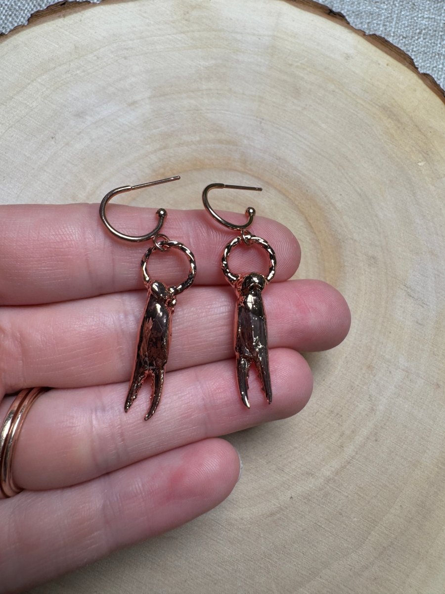 Crab Claw Earrings | Copper Ashes
