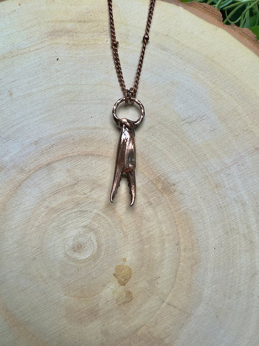 Crab Claw Necklace | Copper Ashes