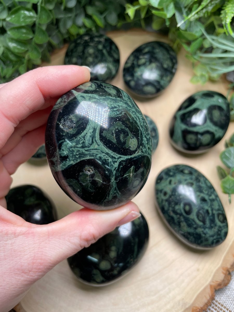 Crocodile Jasper Palmstone | Copper Ashes