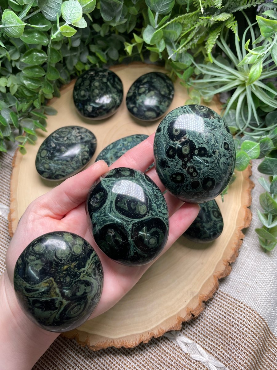 Crocodile Jasper Palmstone | Copper Ashes