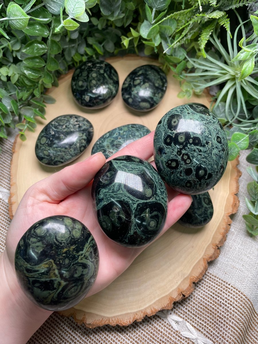 Crocodile Jasper Palmstone | Copper Ashes