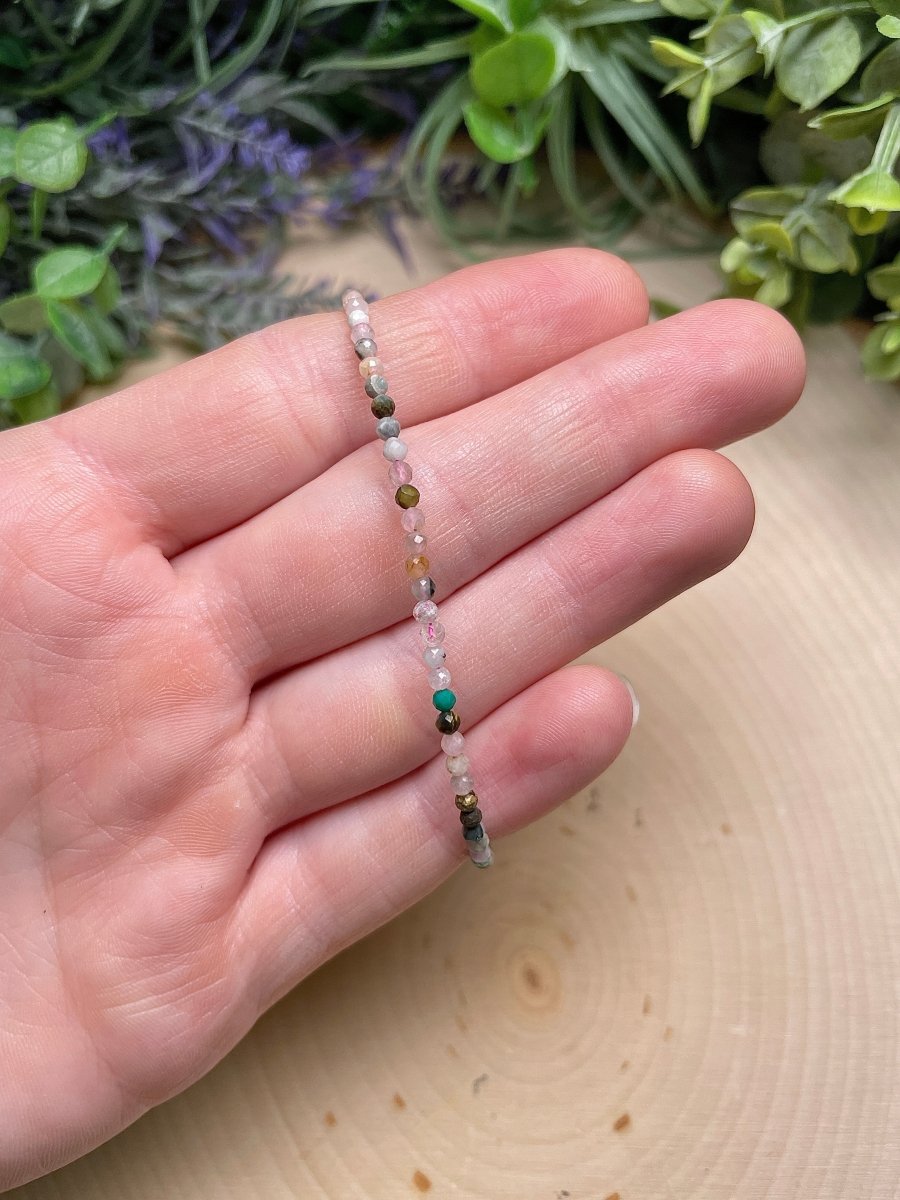 Crystal Beaded Bracelet | Copper Ashes