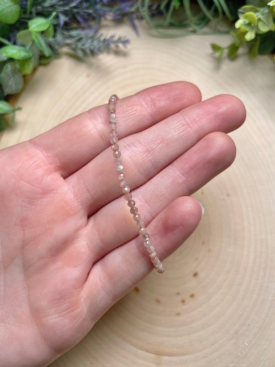 Crystal Beaded Bracelet | Copper Ashes