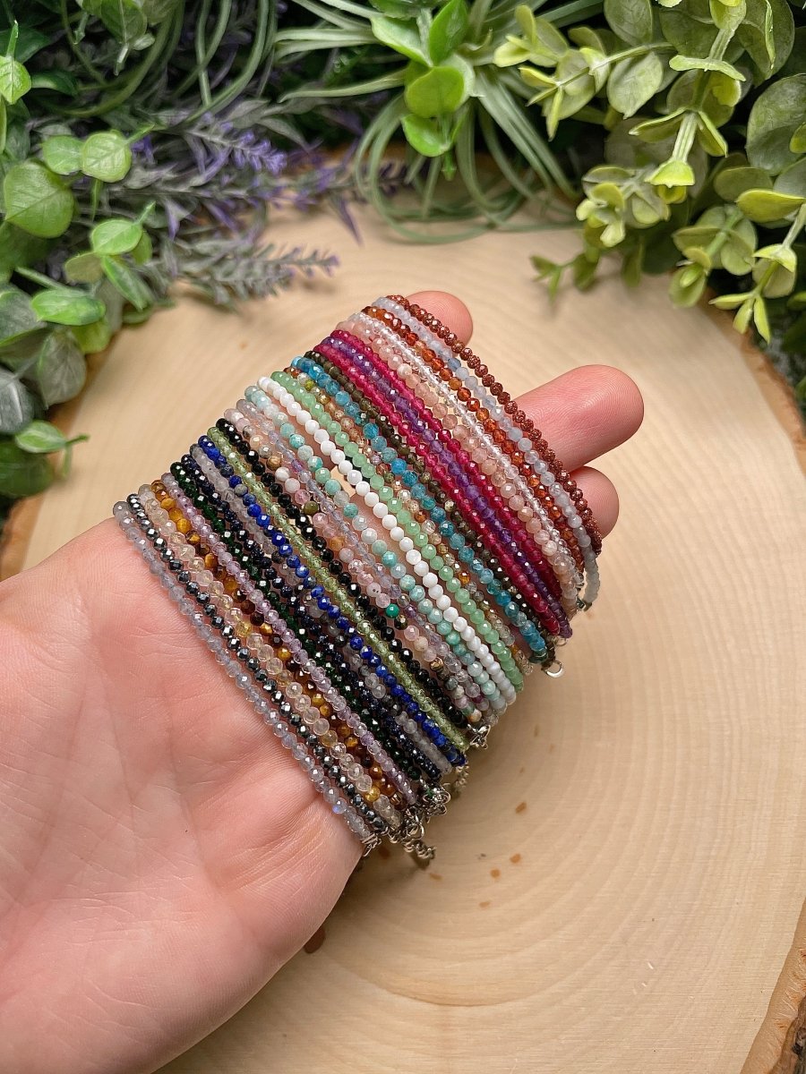 Crystal Beaded Bracelet | Copper Ashes