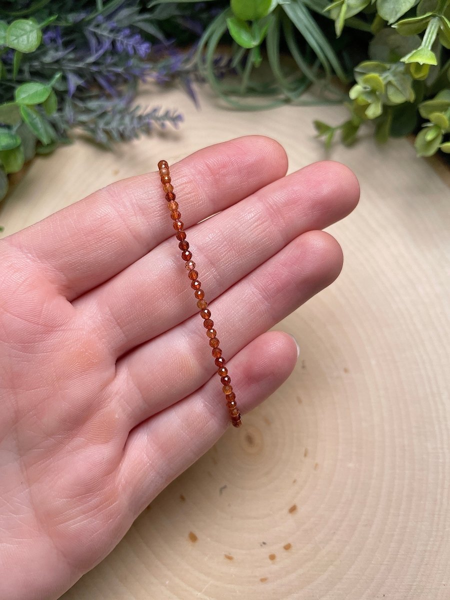 Crystal Beaded Bracelet | Copper Ashes