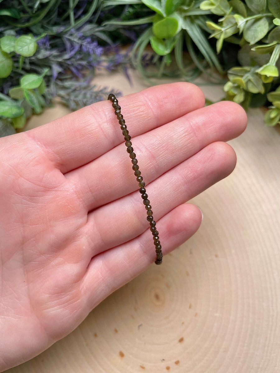 Crystal Beaded Bracelet | Copper Ashes