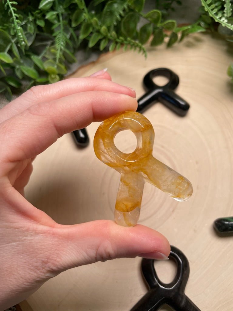 Crystal Breast Cancer Awareness Symbol | Copper Ashes