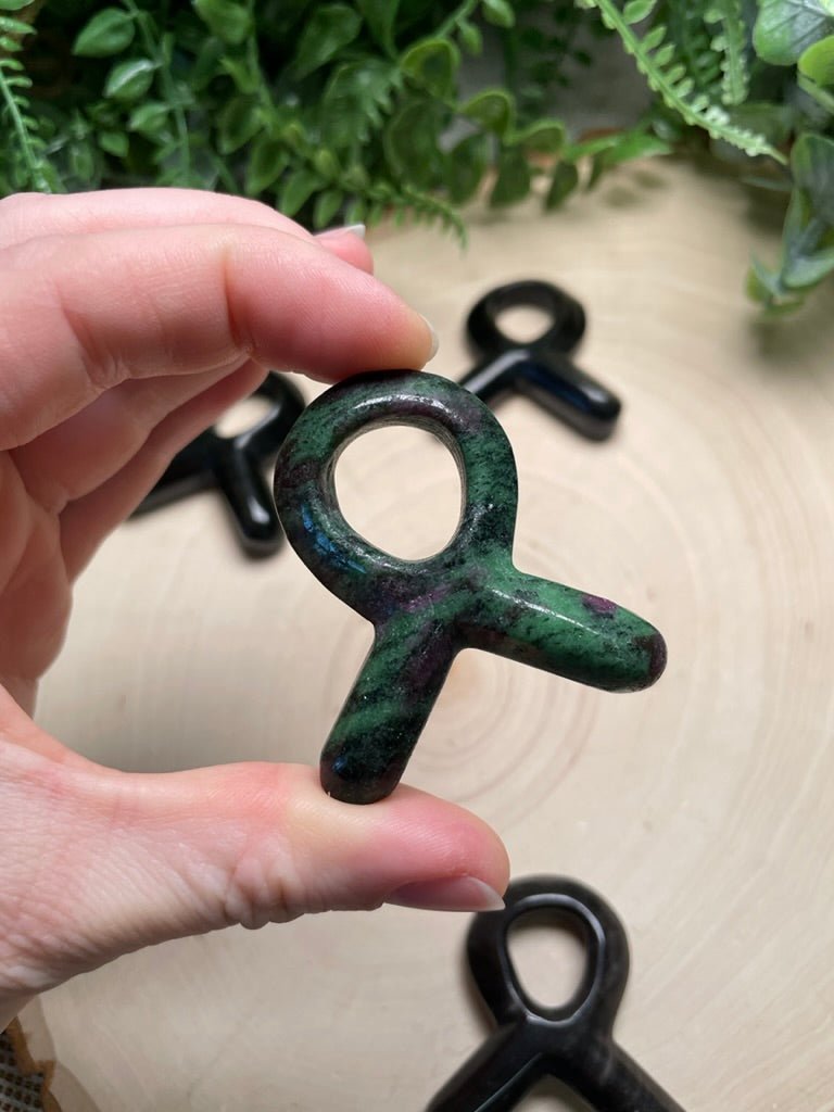 Crystal Breast Cancer Awareness Symbol | Copper Ashes