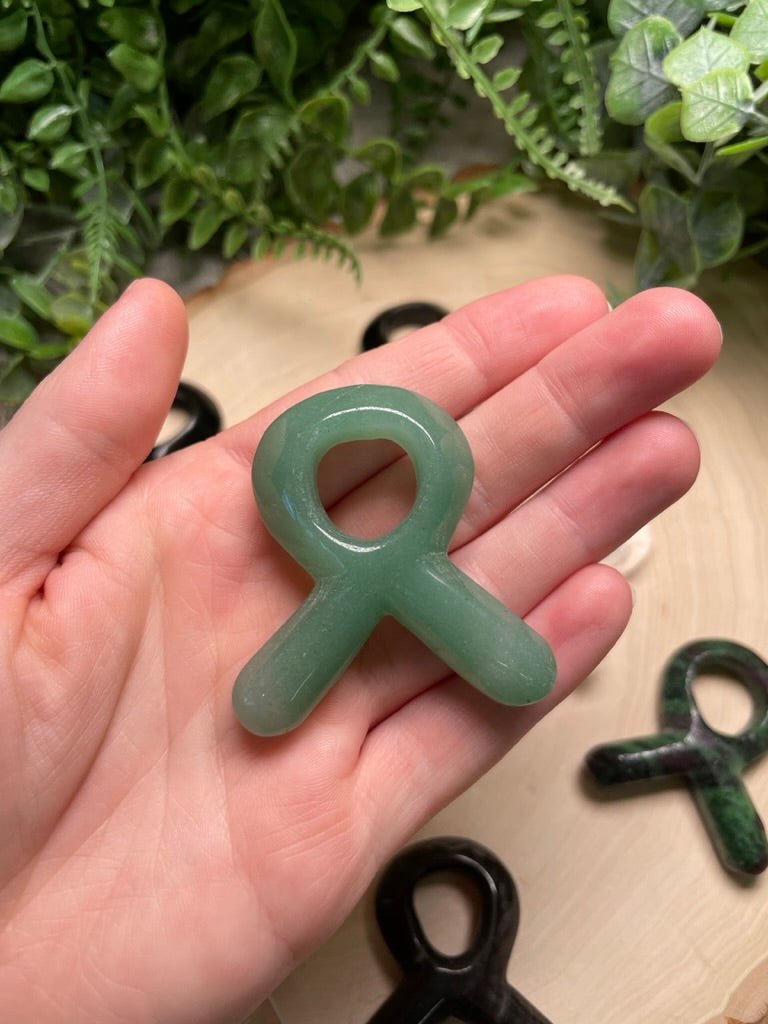 Crystal Breast Cancer Awareness Symbol | Copper Ashes