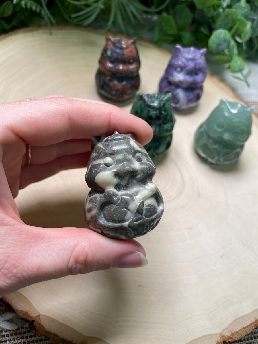 Crystal Chipmunk in a Jack - O - Lantern | Copper Ashes