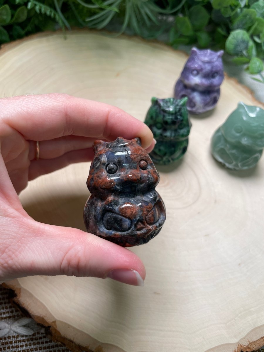 Crystal Chipmunk in a Jack - O - Lantern | Copper Ashes